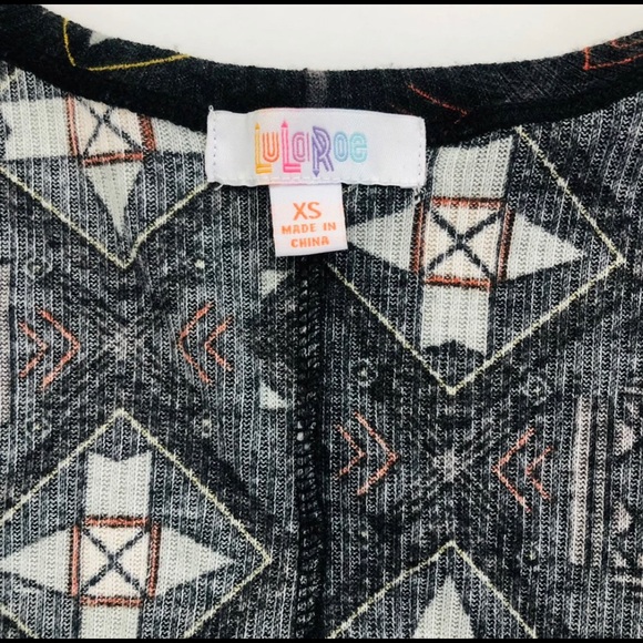 New Lularoe Cover up Cardigan Style XS Robe Duster - Picture 8 of 10